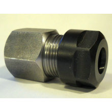 Precision Machining Steel AC /DC Hex Adapter for Coaxial Connector